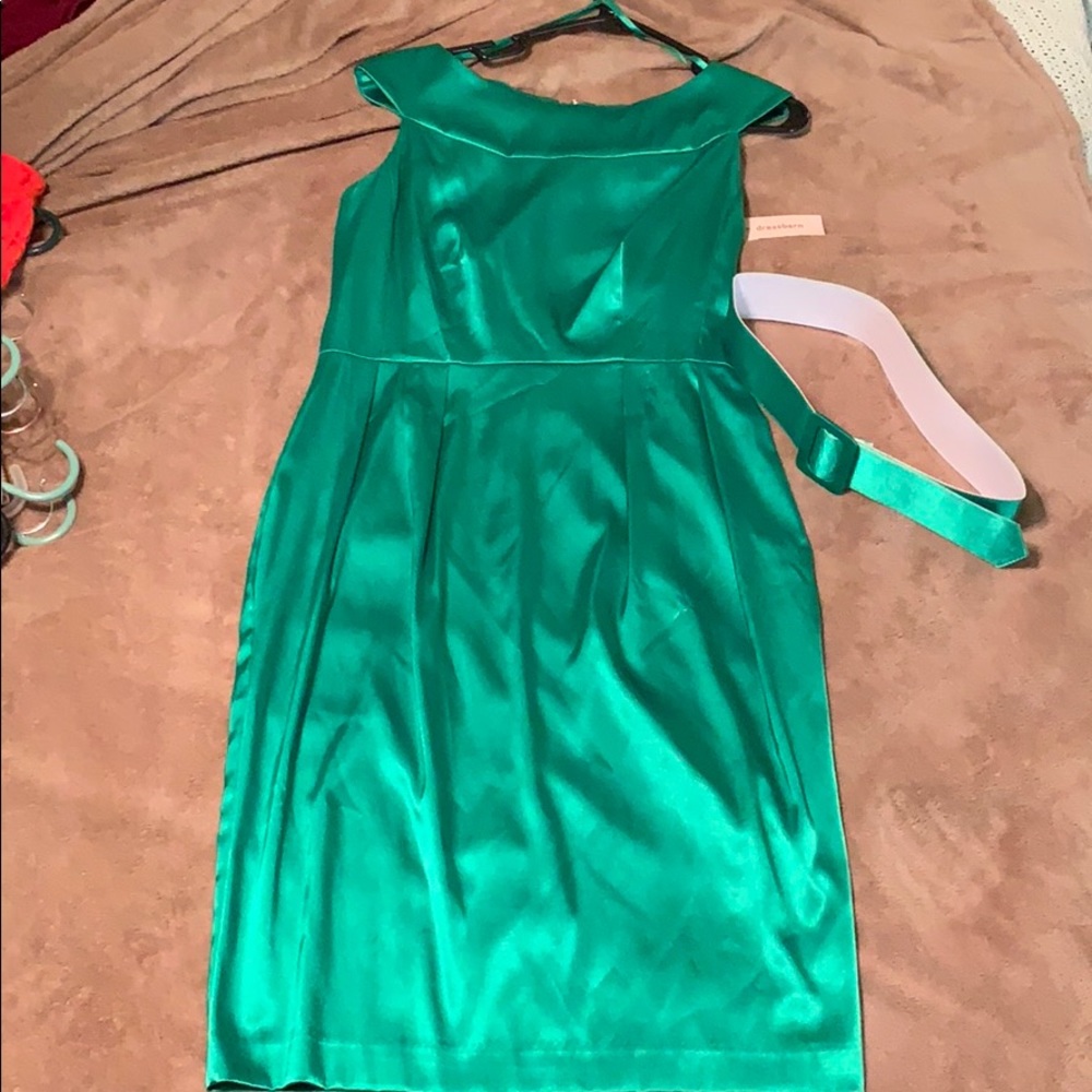 Dress Barn Satin vintage inspired dress